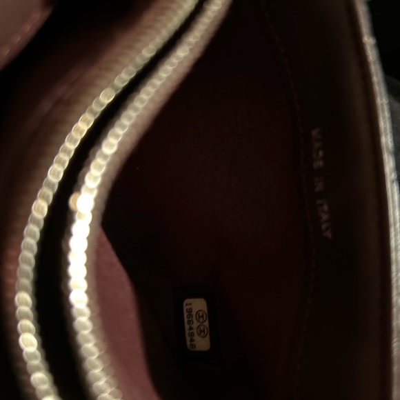 "CHANEL Black Quilted Lambskin Pouch-on-Chain with unbranded chain 🔥 RARE - Picture 7 of 7